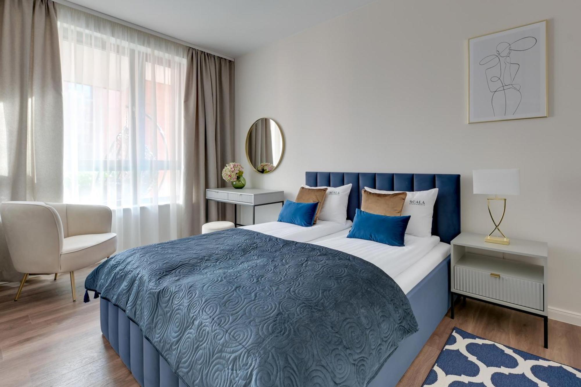 Scala City Center Premium Apartments By Lion Apartments 그단스크 객실 사진
